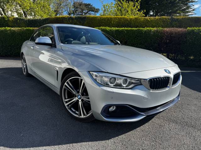 BMW 4 Series 2.0 420d [190] Sport 2dr Auto [Business Media] Convertible Diesel Silver