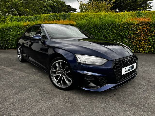 Audi A5 2.0 𝐕𝐄𝐇𝐈𝐂𝐋𝐄 𝐑𝐄𝐒𝐄𝐑𝐕𝐄𝐃 Coupe Petrol Blue